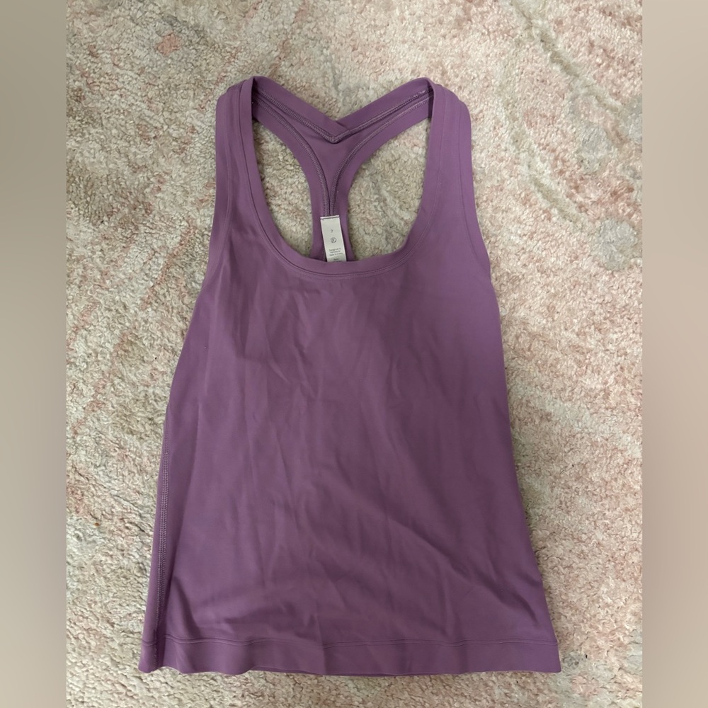 Purple lululemon tank top